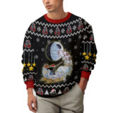 Hooktab Xmas Carriage Star Wars Ugly Christmas Sweater