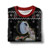 Hooktab Xmas Carriage Star Wars Ugly Christmas Sweater