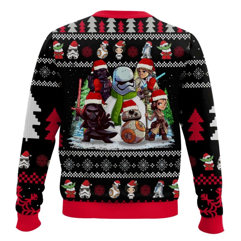Hooktab Xmas Chib Star Wars Ugly Christmas Sweater Hooktab Xmas Chib Star Wars Ugly Christmas Sweater
