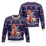 Hooktab Xmas Evangelion Ugly Christmas Sweater