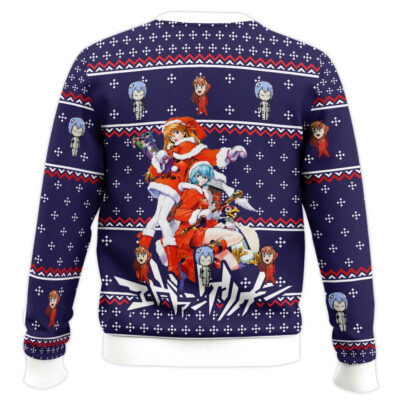 Hooktab Xmas Evangelion Ugly Christmas Sweater