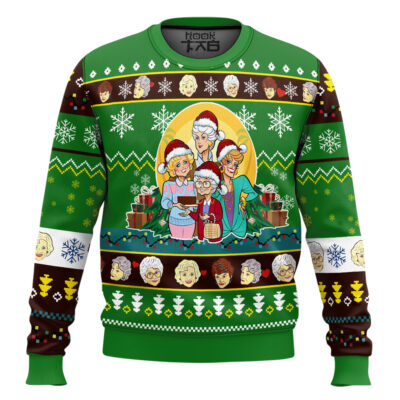 Hooktab Xmas Gift The Golden Girls Ugly Christmas Sweater
