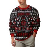 Hooktab Xmas Gruss Vom Krampus Ugly Christmas Sweater