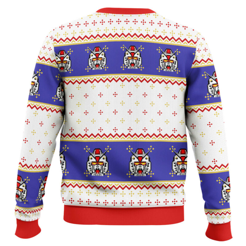 Hooktab Xmas Gundam Ugly Christmas Sweater Hooktab Xmas Gundam Ugly Christmas Sweater