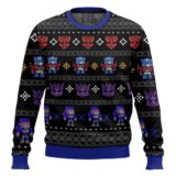Hooktab Xmas In Disguise Transformers Ugly Christmas Sweater