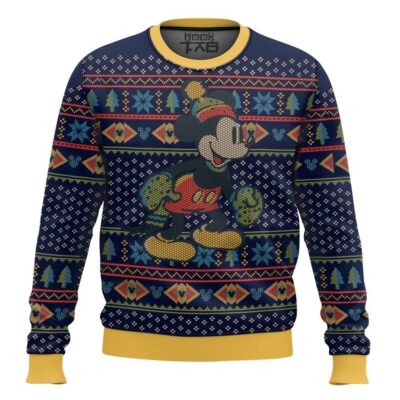 Hooktab Xmas Mickey Ugly Christmas Sweater
