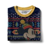 Hooktab Xmas Mickey Ugly Christmas Sweater