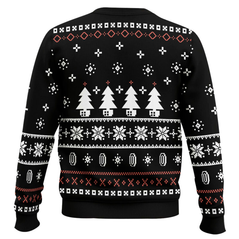 Hooktab Xmas Night Super Mario Ugly Christmas Sweater Hooktab Xmas Night Super Mario Ugly Christmas Sweater
