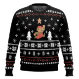 Hooktab Xmas Night Super Mario Ugly Christmas Sweater