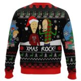 Hooktab Xmas Rock Beavis And Butthead Ugly Christmas Sweater