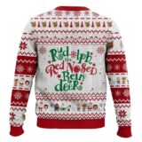 Hooktab Xmas Rudolph The Red-nosed Reindeer Ugly Christmas Sweater