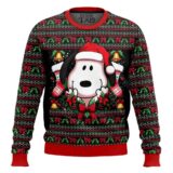 Hooktab Xmas Snoopy The Charlie Brown and Snoopy Show Ugly Christmas Sweater