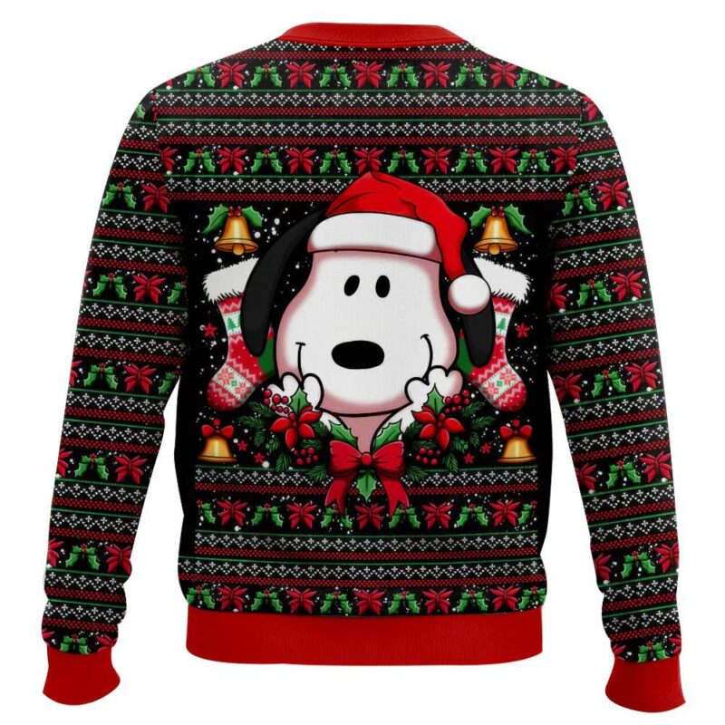 Hooktab Xmas Snoopy The Charlie Brown and Snoopy Show Ugly Christmas Sweater Hooktab Xmas Snoopy The Charlie Brown and Snoopy Show Ugly Christmas Sweater