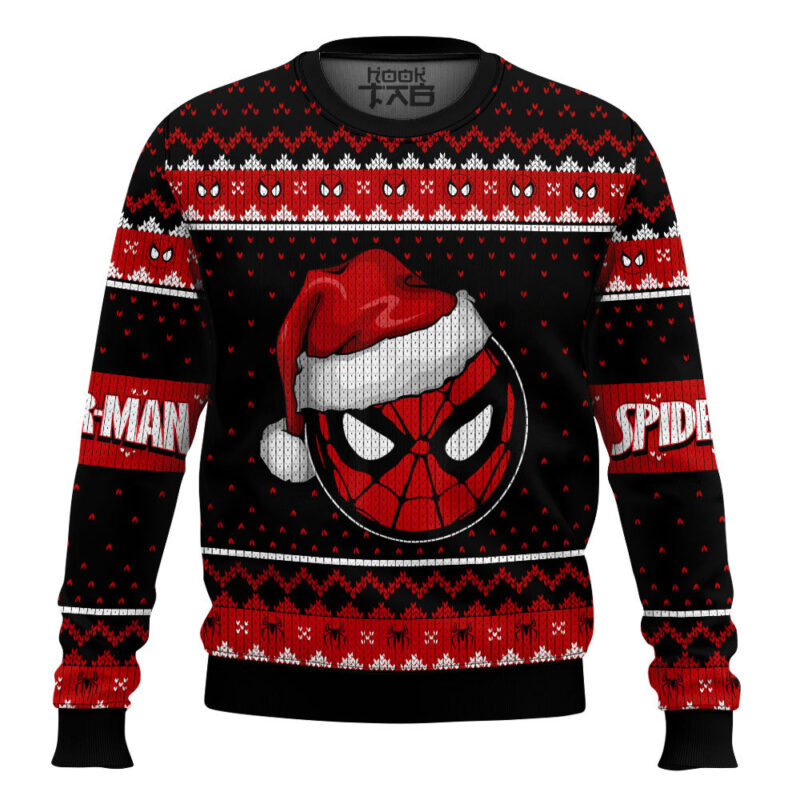 Hooktab Xmas Spider-man Ugly Christmas Sweater
