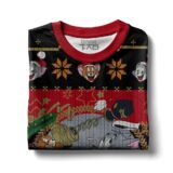 Hooktab Xmas Surprise! Tom And Jerry Ugly Christmas Sweater