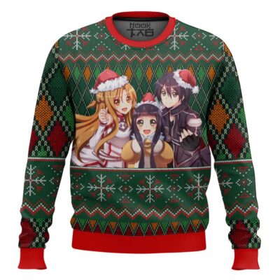 Hooktab Xmas Sword Art Online Ugly Christmas Sweater