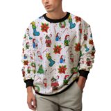 Hooktab Xmas The Charlie Brown and Snoopy Show Ugly Christmas Sweater