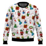 Hooktab Xmas The Charlie Brown and Snoopy Show Ugly Christmas Sweater