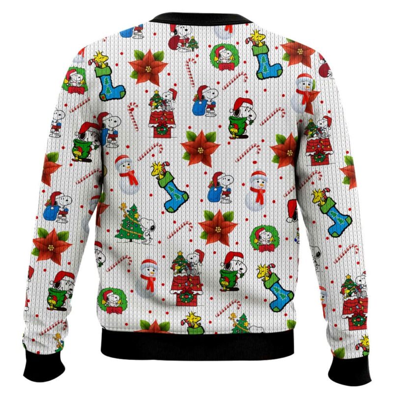 Hooktab Xmas The Charlie Brown and Snoopy Show Ugly Christmas Sweater Hooktab Xmas The Charlie Brown and Snoopy Show Ugly Christmas Sweater