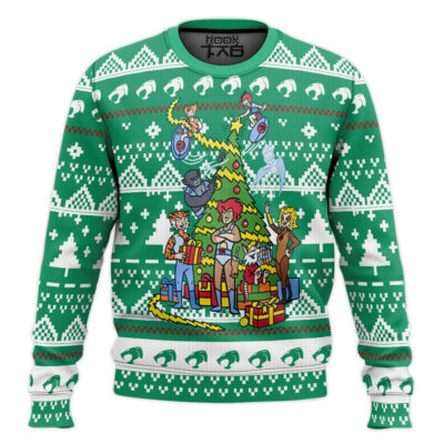 Hooktab Xmas Thundercats Ugly Christmas Sweater