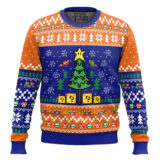 Hooktab Xmas Tree Super Mario Bros. Ugly Christmas Sweater