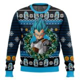 Hooktab Xmas Vegeta Dragon Ball Ugly Christmas Sweater