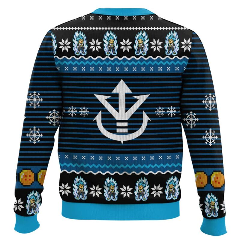 Hooktab Xmas Vegeta Dragon Ball Ugly Christmas Sweater Hooktab Xmas Vegeta Dragon Ball Ugly Christmas Sweater