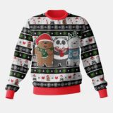 Hooktab Xmas We Bare Bear Ugly Christmas Sweater