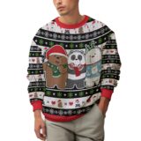 Hooktab Xmas We Bare Bear Ugly Christmas Sweater