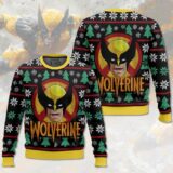 Hooktab Xmas Wolverine Ugly Christmas Sweater
