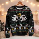 Hooktab Xmas Xenomorph Alien Ugly Christmas Sweater