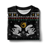 Hooktab Xmas Xenomorph Alien Ugly Christmas Sweater