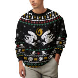 Hooktab Xmas Xenomorph Alien Ugly Christmas Sweater