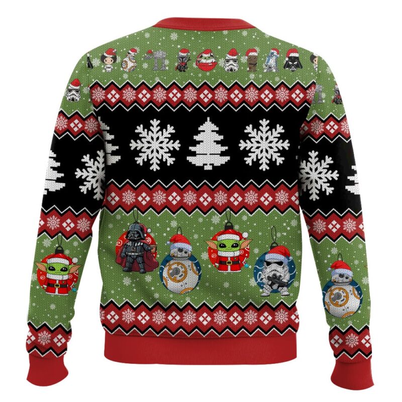 Hooktab Xmas Yoda Starwars Ugly Christmas Sweater Hooktab Xmas Yoda Starwars Ugly Christmas Sweater