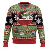Hooktab Xmas Yoda Starwars Ugly Christmas Sweater