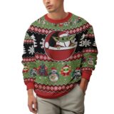 Hooktab Xmas Yoda Starwars Ugly Christmas Sweater