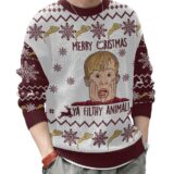 Hooktab Ya Filthy Animal Home Alone Ugly Christmas Sweater
