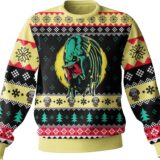 Hooktab Yautja Predator Alien Ugly Christmas Sweater