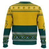 Hooktab Yellow AC/DC Ugly Christmas Sweater