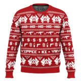 Hooktab Yippee Ki Yay Ho-Ho-Ho Die Hard Ugly Christmas Sweater