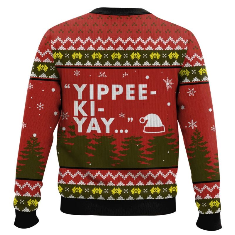 Hooktab Yippee Ki Yay It’s Christmas Die Hard Ugly Christmas Sweater Hooktab Yippee Ki Yay It’s Christmas Die Hard Ugly Christmas Sweater