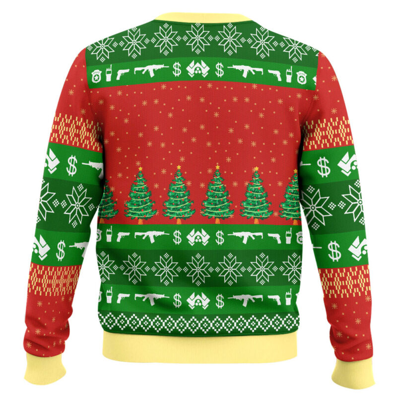 Hooktab Yippy Ki Yay Die Hard Ugly Christmas Sweater Hooktab Yippy Ki Yay Die Hard Ugly Christmas Sweater