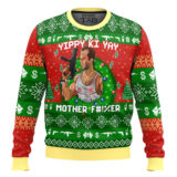Hooktab Yippy Ki Yay Die Hard Ugly Christmas Sweater