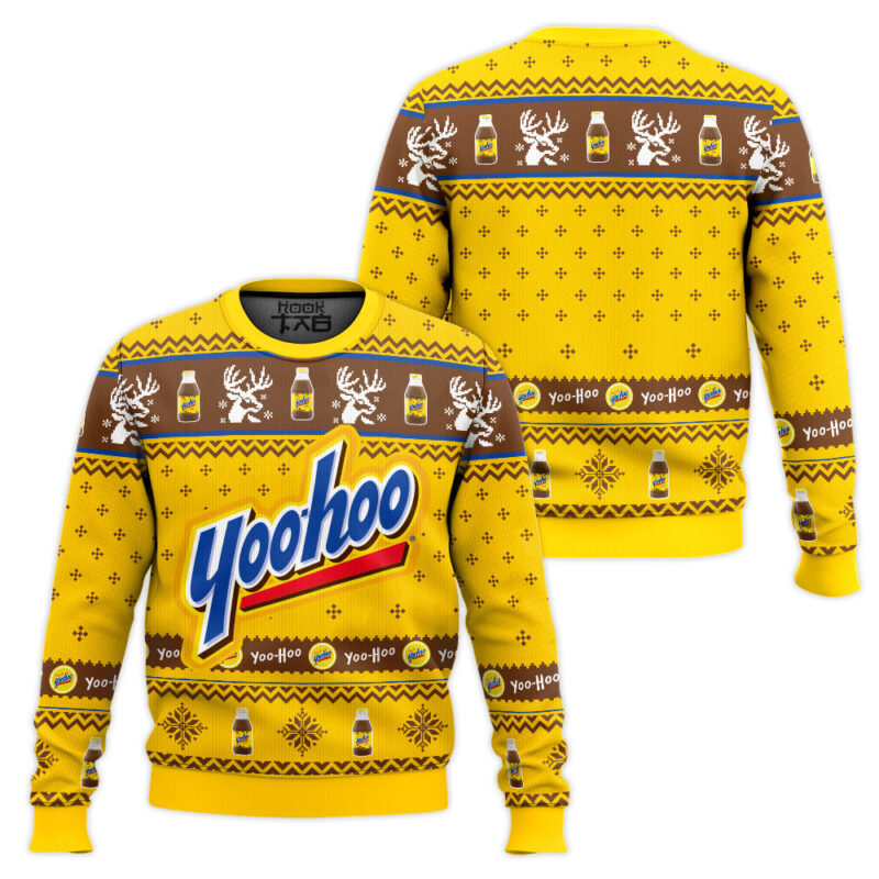 Hooktab Yoo-hoo Ugly Christmas Sweater Hooktab Yoo-hoo Ugly Christmas Sweater