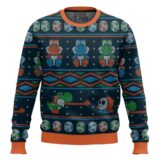 Hooktab Yoshi Super Mario Ugly Christmas Sweater