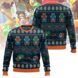 Hooktab Yoshi Super Mario Ugly Christmas Sweater