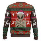 Hooktab You Are Not Alone This Christmas Alien Ugly Christmas Sweater