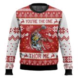 Hooktab You Are The One Thor Me Marvel Ugly Christmas Sweater