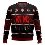 Hooktab You Died Resident Evil Ugly Christmas Sweater