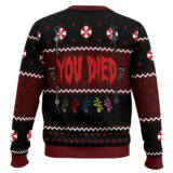 Hooktab You Died Resident Evil Ugly Christmas Sweater